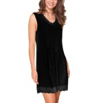 Lady Avenue Bamboo With Short Sleeve Nightdress