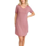 Damella Bamboo Plain Short Sleeve Nightdress