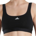 Adidas Solid Cotton Crop Bra