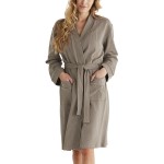 Damella Waffle Knit Robe 