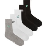 10-Pack Frank Dandy Embroidered Bamboo Socks