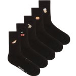 10-Pack Frank Dandy Embroidered Bamboo Socks