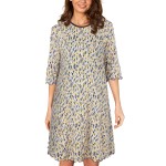 Lady Avenue Three Quarter Sleeve Bamboo Nightdress