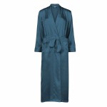 Lady Avenue Pure Silk Long Robe