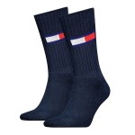 2-Pack Tommy Men Uni TJ Flag Socks