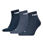 3-Pack Puma Unisex New Generation Cushioned Quarter Sock