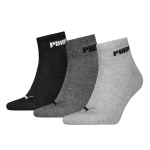 3-Pack Puma Unisex New Generation Cushioned Quarter Sock