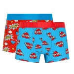 2-Pack Happy Socks Super Dad Boxershorts