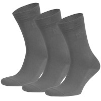3-Pack Timarco Fotförstärkt Strumpa Grå