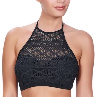 Freya Sundance Underwire Padded Hi-neck Crop Top Freya Sundance Underwire Padded Hi-neck Crop Top