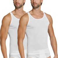 2-Pack Schiesser Original Classics Double Rib Undershirts