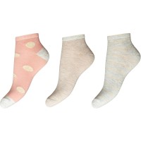 3-Pack Decoy Glitter Sneaker Socks 3-Pack Decoy Glitter Sneaker Socks