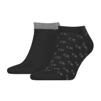 2-Pack Calvin Klein Eduardo All Over Sneaker Sock 2-Pack Calvin Klein Eduardo All Over Sneaker Sock