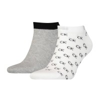 2-Pack Calvin Klein Eduardo All Over Sneaker Sock 2-Pack Calvin Klein Eduardo All Over Sneaker Sock