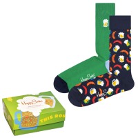 2-Pack Happy Socks Beer Gift Box 