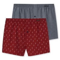 2-Pack Schiesser Fun Prints Boxer Shorts 