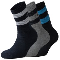 3-Pack Panos Emporio Sports Stripe Crew Sock 3-Pack Panos Emporio Sports Stripe Crew Sock