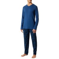 Schiesser Fine Interlock Printed Long Pyjama Schiesser Fine Interlock Printed Long Pyjama