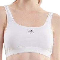 Adidas Solid Cotton Crop Bra Adidas Solid Cotton Crop Bra