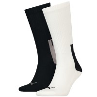 2-Pack Puma Men Logo Block Crew Sock