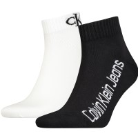 2-Pack Calvin Klein Quarter Logo Socks