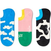 3-Pack Happy Socks Summer Day No Show Sock 