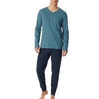 Schiesser Casual Essentials Long Sleeve Pyjamas  Schiesser Casual Essentials Long Sleeve Pyjamas