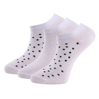 3-Pack Trofe Cotton Dot Sneaker Socks 3-Pack Trofe Cotton Dot Sneaker Socks