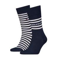 2-Pack Tommy Hilfiger Men Breton Crew Socks