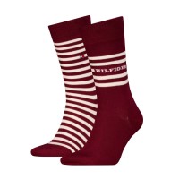 2-Pack Tommy Hilfiger Men Breton Crew Socks