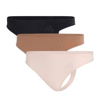 3-Pack Adidas Sport Active Seamless Low Rise Thongs