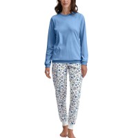 Calida Flower Nights Pyjama With Cuff