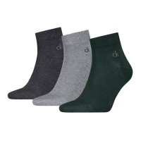 3-Pack Calvin Klein Classic Quarter Socks For Men 3-Pack Calvin Klein Classic Quarter Socks For Men
