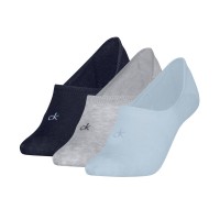 3-Pack Calvin Klein Footie Socks For Women