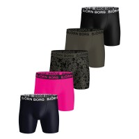 5-Pack Björn Borg Sports Microfiber Boxer Trunks