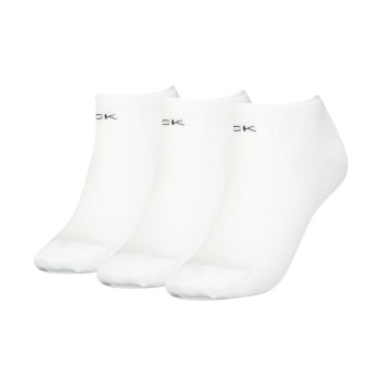 3-Pack Calvin Klein Chloe Cotton CK Logo Liner Socks