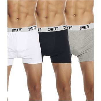 Sweet High Times Boxer Grey White Black
