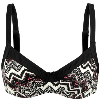 Abecita Zig-Zag Unique Wire Bikini Bra 