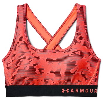 Under Armour Mid Crossback Print Sports Bra