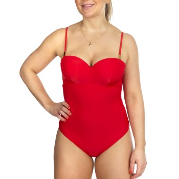 Calvin Klein Structured Bandeau One Piece