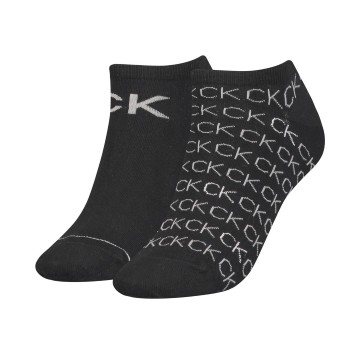 2-Pack Calvin Klein Callie Sneaker Logo Sock