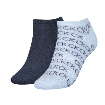 2-Pack Calvin Klein Callie Sneaker Logo Sock