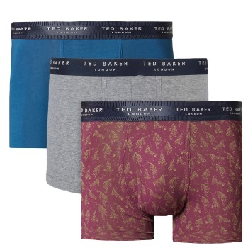 3-Pack Ted Baker Realasting Cotton Trunks