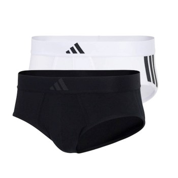 2-Pack Adidas Active Flex Cotton 3 Stripes Brief