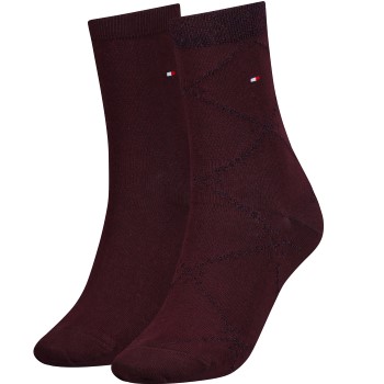 2-Pack Tommy Hlfiger Women Graphic Argyle Sock