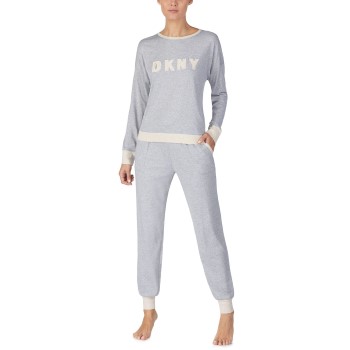 DKNY New Signature Long Sleeve Top and Jogger PJ
