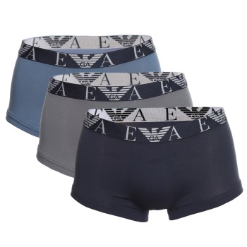 3-Pack Armani Cotton Knit Boxer Trunk