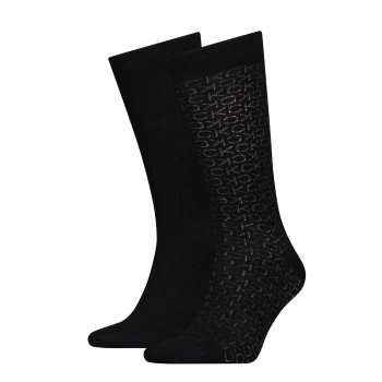 2-Pack Calvin Klein Mirrored Logo Socks