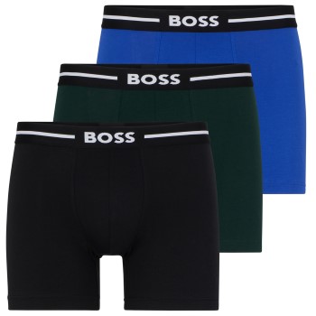 3-Pack BOSS Solid Cotton Bold Boxer