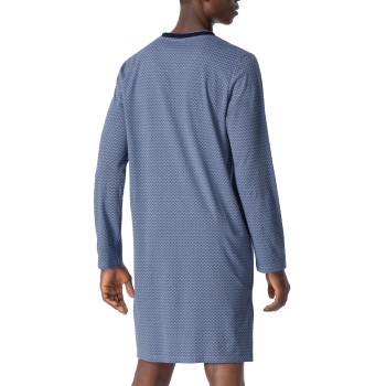 Schiesser Fine Interlock Long Sleeve Nightgown 